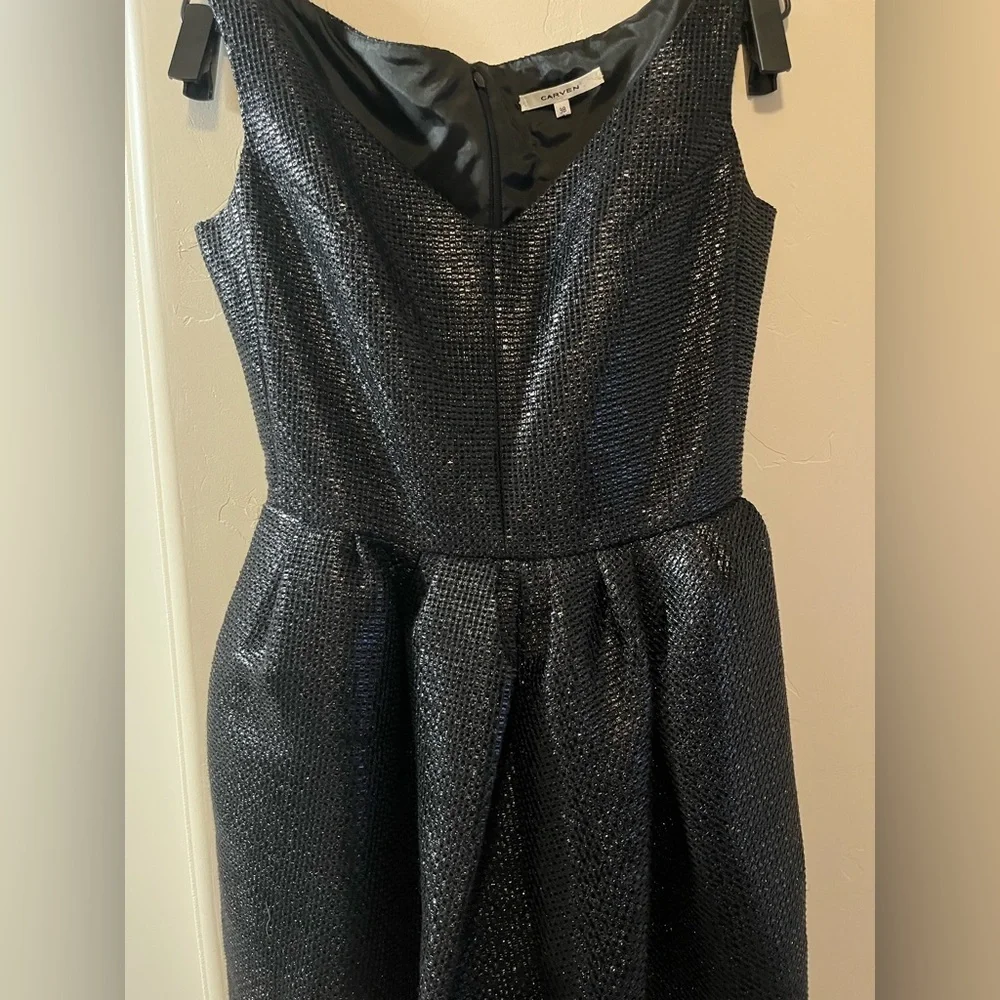 🖤 Carven Black Cocktail Dress – FR 38 (US 4–6 - Picture 5 of 13